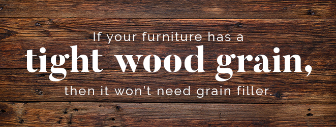 tight wood grain